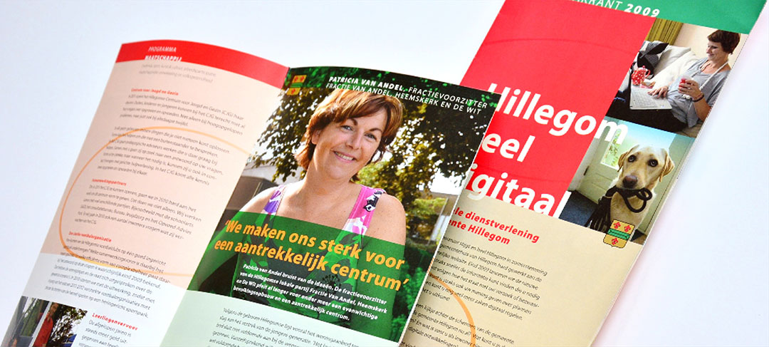 HSTotaal ontwikkelt publieksbrochures voor de gemeente Hillegom