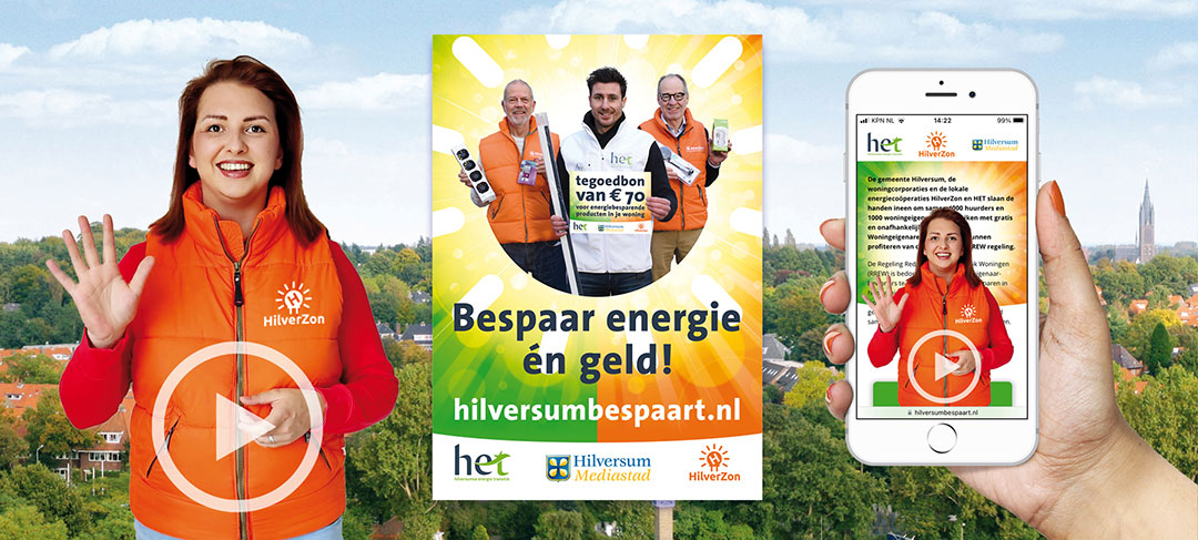 HSTotaal ontwerpt stralende, energieke huisstijl voor HilverZon