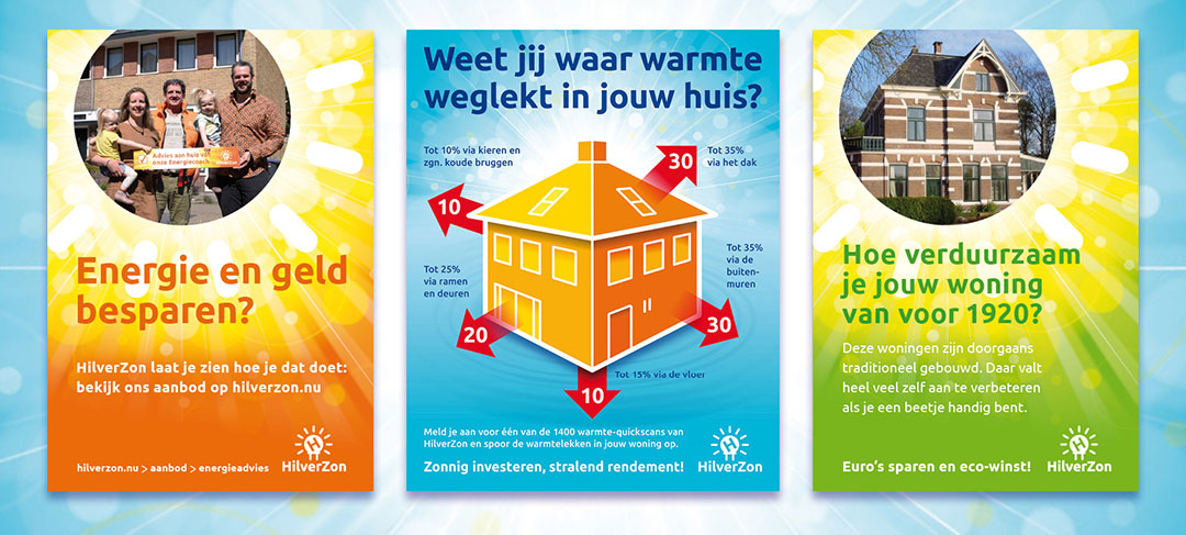HSTotaal ontwerpt stralende, energieke huisstijl voor HilverZon