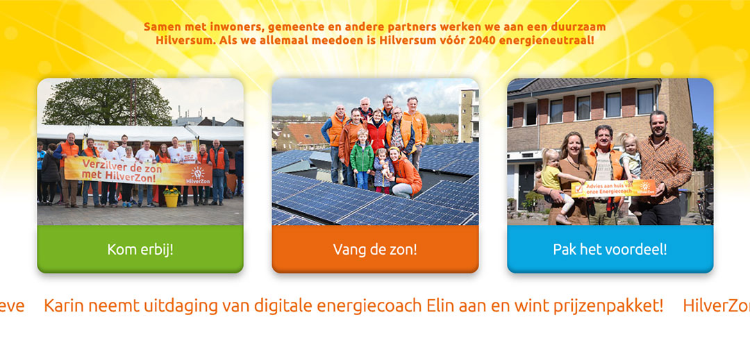 HSTotaal ontwerpt stralende, energieke huisstijl voor HilverZon