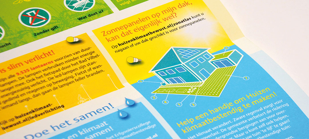 HSTotaal ontwerpt duurzame infographics voor de gemeente Huizen