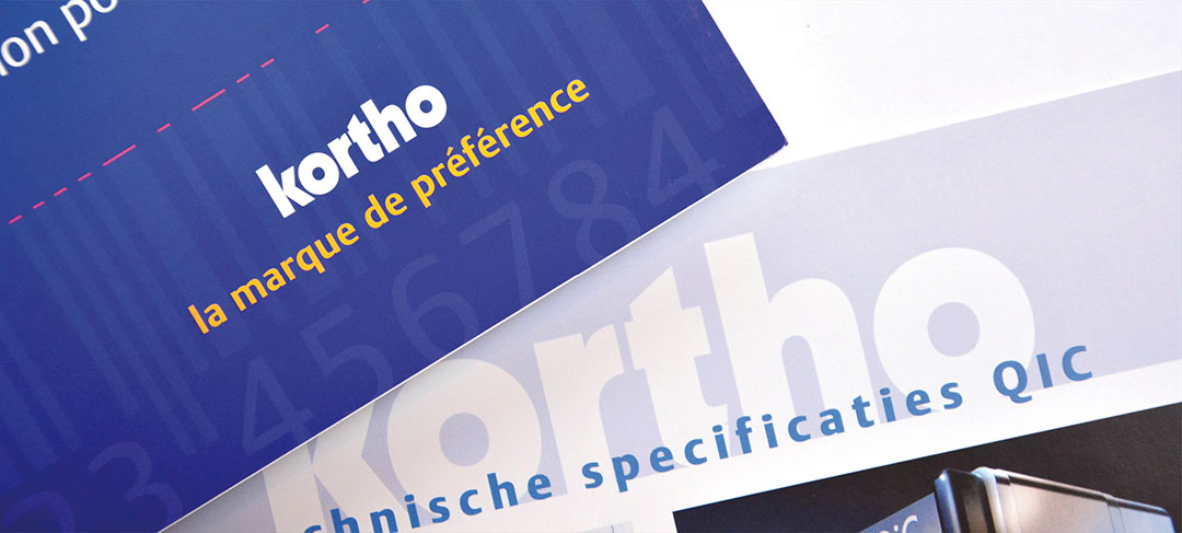 HSTotaal ontwerp markante huisstijl voor Kortho Coding & Marking