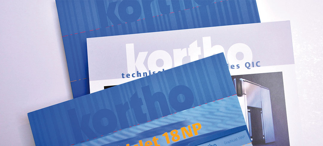 HSTotaal ontwerp markante huisstijl voor Kortho Coding & Marking